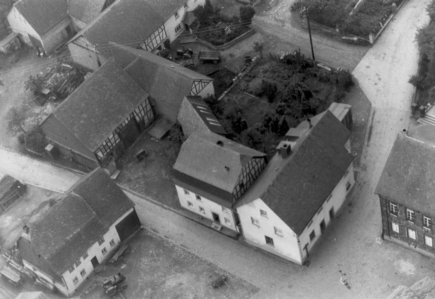 Mittelstrimmig Luftaufnahme 1957