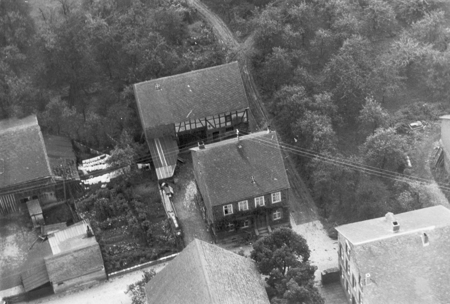 Mittelstrimmig Luftaufnahme 1957