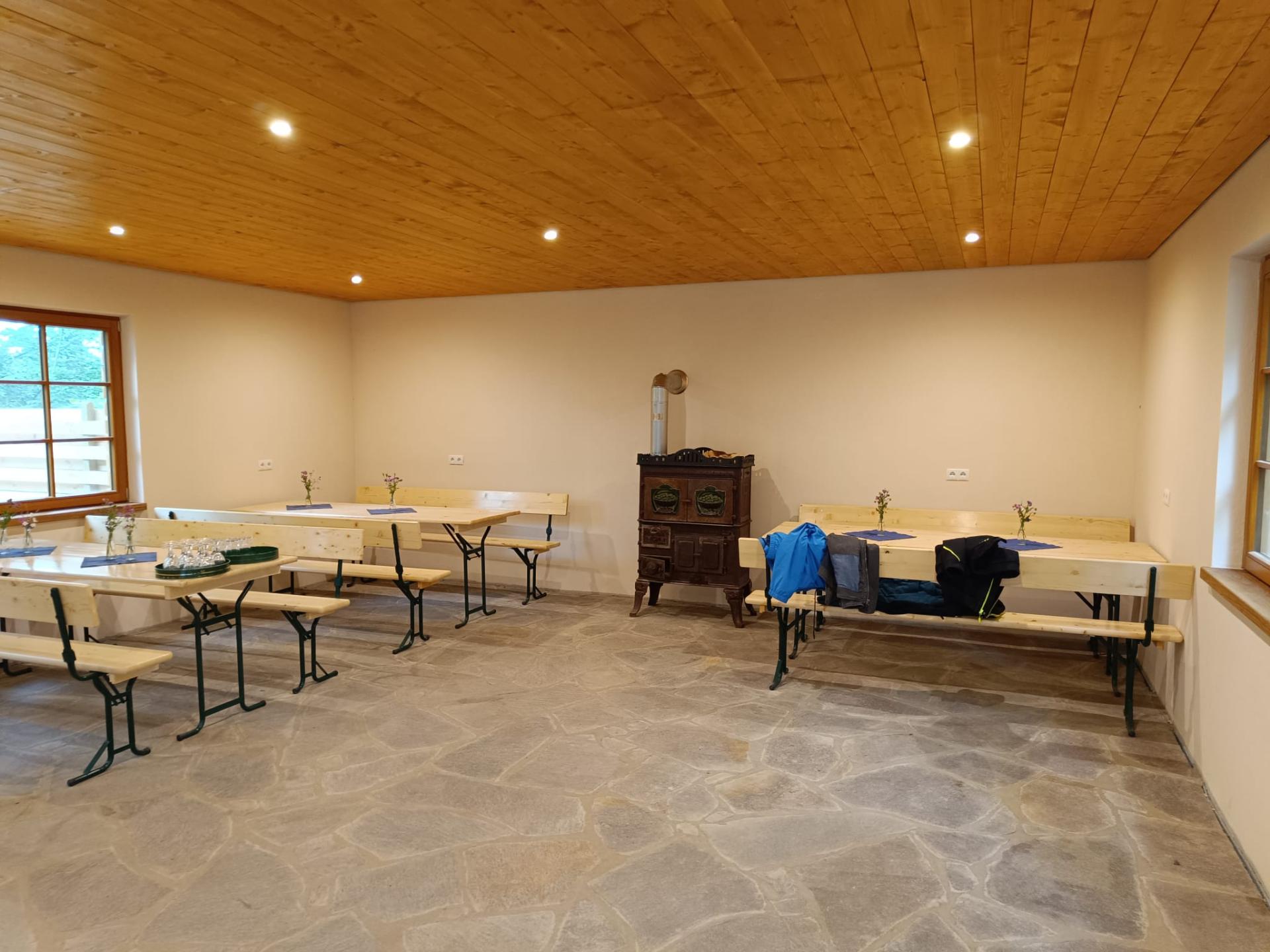 Die Schockhütte von innen