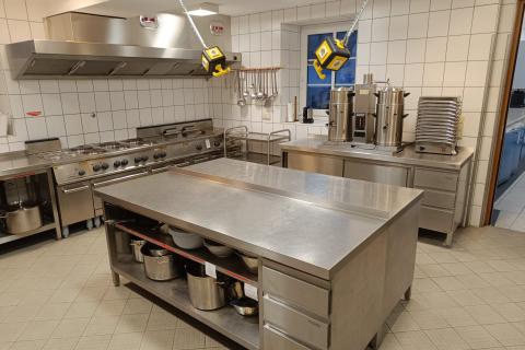 Ein Blick in die Küche