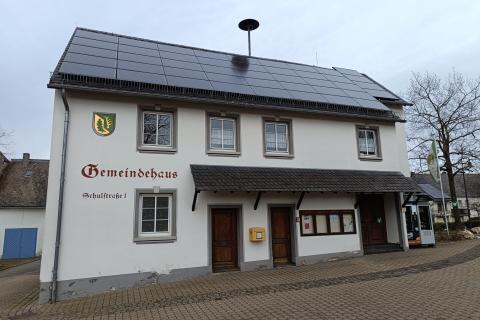 Das Bürgerhaus von vorne 