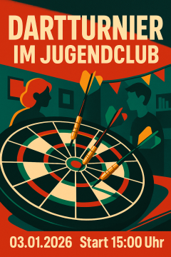 Dartsturnier Jugendclub 3.1.2026
