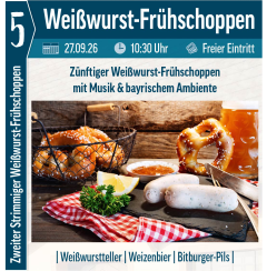 Niwara Millemaje: 2. Strimmiger Weißwurst-Frühschoppen