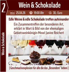 Niwara Millemaje: Wein und Schokolade