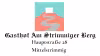 Das Logo des Gasthofes: Gasthof Am Strimmiger Berg, Hauptstraße 28, Mittelstrimmig